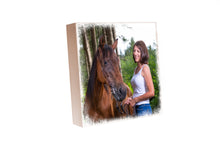 Laden Sie das Bild in den Galerie-Viewer, Woodblock Individualdruck Sepia 30 x 20cm